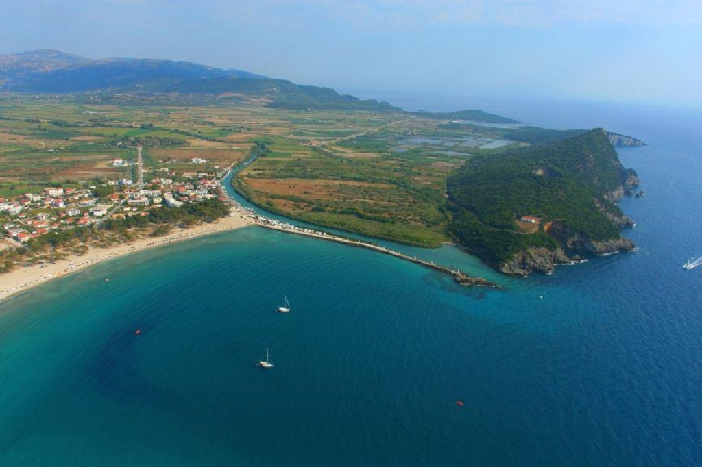Bucht von Ammoudia mit Acheronmündung